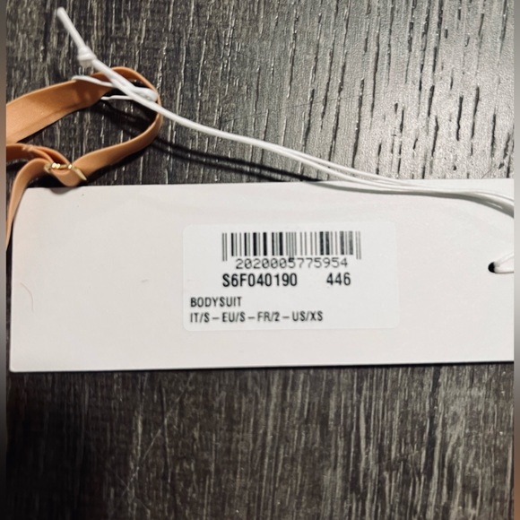 STELLA MCCARTNEY***Nude Grace Glowing Bodysuit***XS $135 - Picture 7 of 8